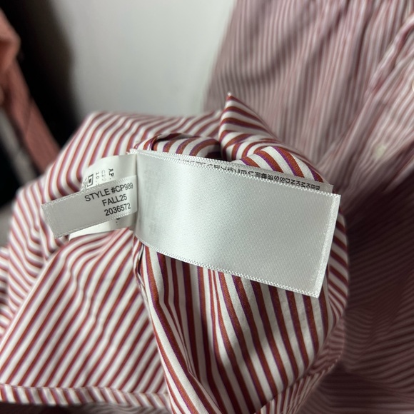 J.Crew Cerise shirt-dress in striped cotton poplin - Picture 6 of 6